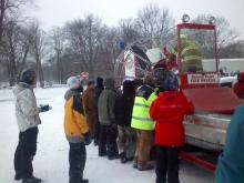 Mayville rescue airboat.