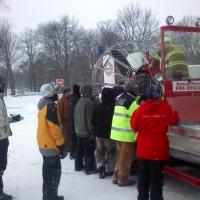 Mayville rescue airboat.