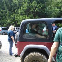 Zach & Logan back from their time on the trails in a Jeep