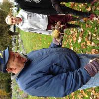 Holding fake critter