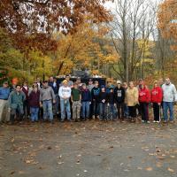 Group at the end of the day (some volunteers left earlier)